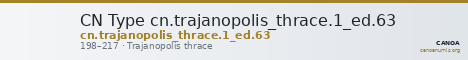 CN Type cn.trajanopolis_thrace.1_ed.63 — CANOA