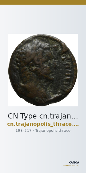 CN Type cn.trajanopolis_thrace.1_ed.71 — CANOA