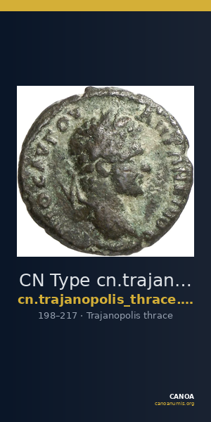 CN Type cn.trajanopolis_thrace.1_ed.72 — CANOA