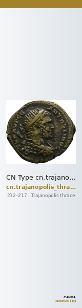 CN Type cn.trajanopolis_thrace.1_ed.80 — CANOA