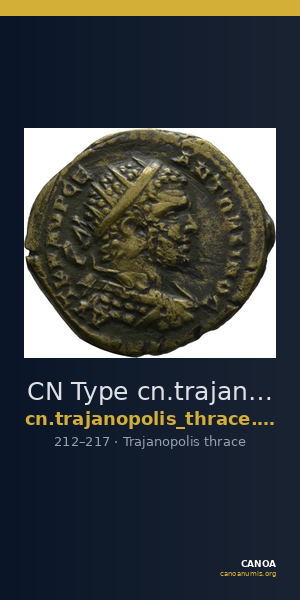 CN Type cn.trajanopolis_thrace.1_ed.80 — CANOA