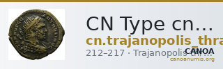 CN Type cn.trajanopolis_thrace.1_ed.80 — CANOA