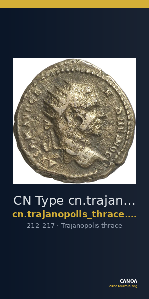 CN Type cn.trajanopolis_thrace.1_ed.85 — CANOA