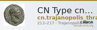 CN Type cn.trajanopolis_thrace.1_ed.87 — CANOA