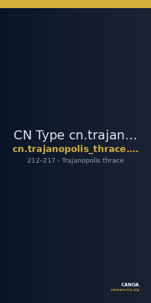 CN Type cn.trajanopolis_thrace.1_ed.88 — CANOA