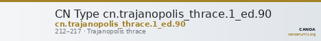 CN Type cn.trajanopolis_thrace.1_ed.90 — CANOA