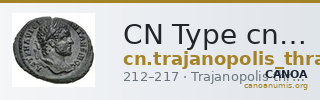 CN Type cn.trajanopolis_thrace.1_ed.95 — CANOA
