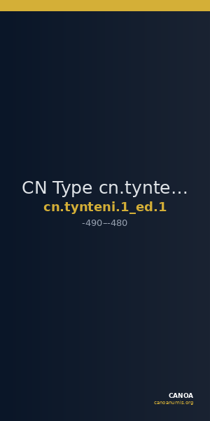 CN Type cn.tynteni.1_ed.1 — CANOA