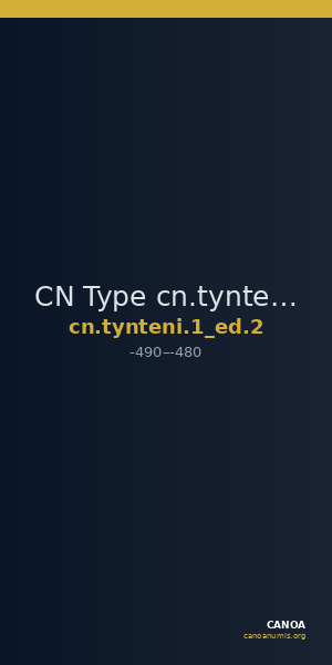 CN Type cn.tynteni.1_ed.2 — CANOA