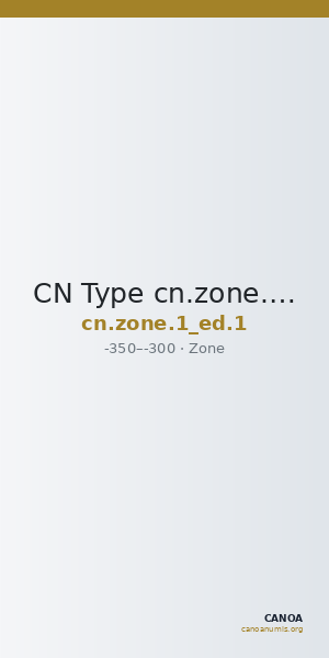 CN Type cn.zone.1_ed.1 — CANOA