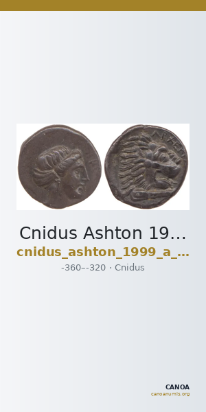Cnidus Ashton 1999 Drachms — CANOA