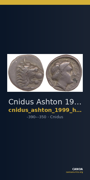 Cnidus Ashton 1999 Hemidrachms — CANOA