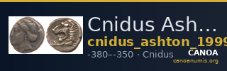 Cnidus Ashton 1999 Series B didrachms — CANOA
