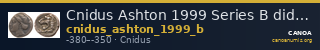 Cnidus Ashton 1999 Series B didrachms — CANOA
