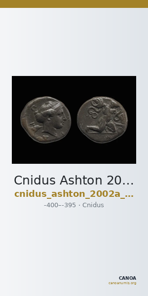 Cnidus Ashton 2002a pl. 13, A — CANOA