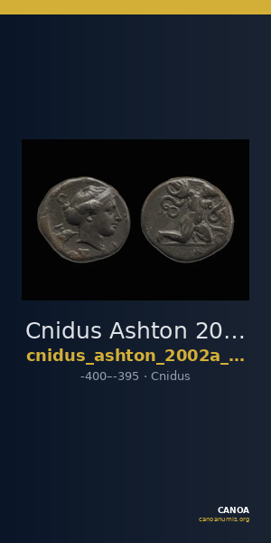 Cnidus Ashton 2002a pl. 13, A — CANOA