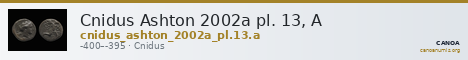 Cnidus Ashton 2002a pl. 13, A — CANOA