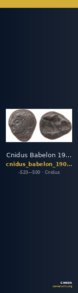 Cnidus Babelon 1907 698 — CANOA