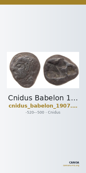 Cnidus Babelon 1907 698 — CANOA
