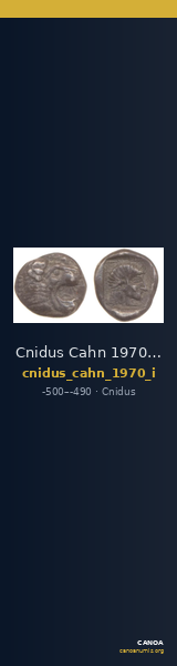 Cnidus Cahn 1970 Series I — CANOA