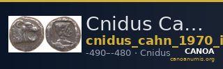 Cnidus Cahn 1970 Series II — CANOA