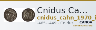 Cnidus Cahn 1970 Series IV — CANOA