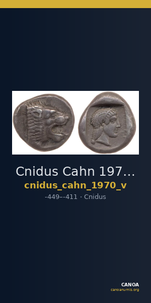 Cnidus Cahn 1970 Series V — CANOA