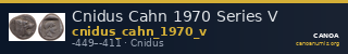 Cnidus Cahn 1970 Series V — CANOA