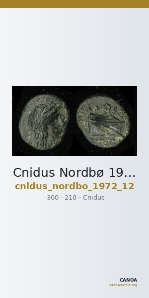 Cnidus Nordbø 1972 Series 12 — CANOA