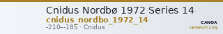 Cnidus Nordbø 1972 Series 14 — CANOA
