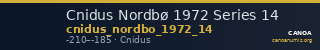 Cnidus Nordbø 1972 Series 14 — CANOA
