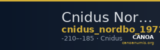 Cnidus Nordbø 1972 Series 16 — CANOA