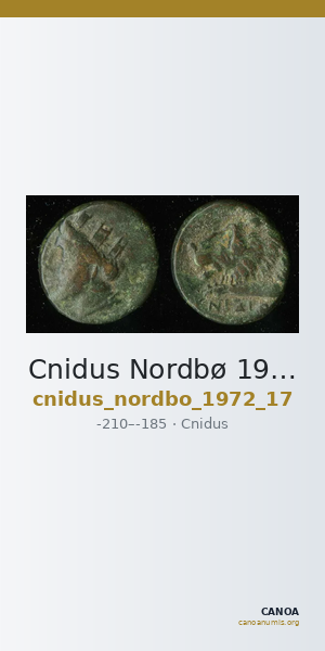 Cnidus Nordbø 1972 Series 17 — CANOA