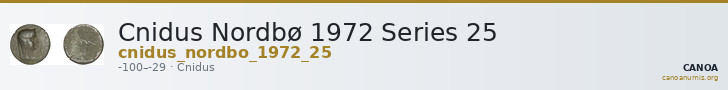 Cnidus Nordbø 1972 Series 25 — CANOA