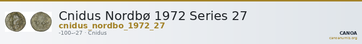 Cnidus Nordbø 1972 Series 27 — CANOA