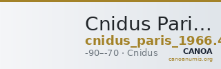 Cnidus Paris 1966.453.2720 — CANOA