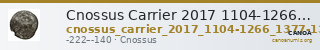 Cnossus Carrier 2017 1104-1266, 1377-1381 — CANOA