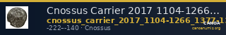 Cnossus Carrier 2017 1104-1266, 1377-1381 — CANOA