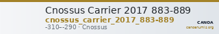 Cnossus Carrier 2017 883-889 — CANOA