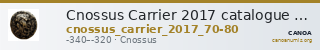 Cnossus Carrier 2017 catalogue n° 60-80 — CANOA