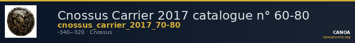 Cnossus Carrier 2017 catalogue n° 60-80 — CANOA