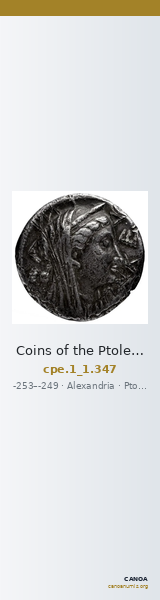 Coins of the Ptolemaic Empire Vol. I, Part 1, no. 347 — CANOA
