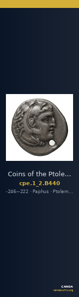 Coins of the Ptolemaic Empire Vol. I, Part II, no. B440 — CANOA