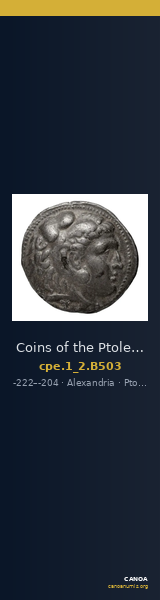 Coins of the Ptolemaic Empire Vol. I, Part II, no. B503 — CANOA