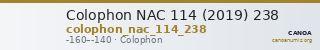 Colophon NAC 114 (2019) 238 — CANOA