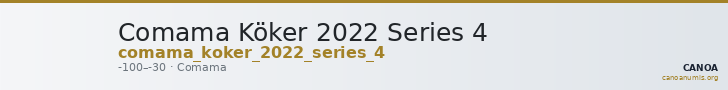 Comama Köker 2022 Series 4 — CANOA