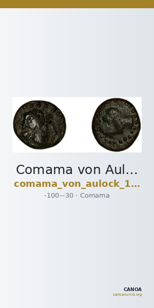 Comama von Aulock 1970 2-3 — CANOA