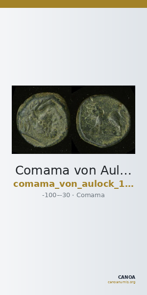 Comama von Aulock 1970 4 — CANOA