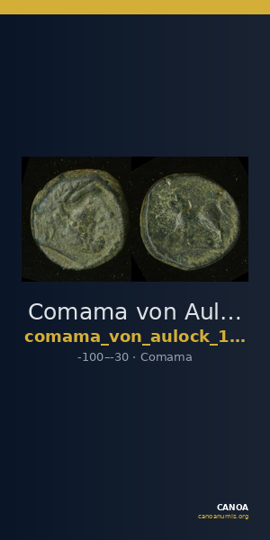 Comama von Aulock 1970 4 — CANOA