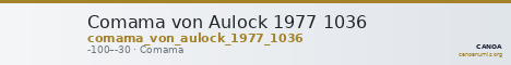 Comama von Aulock 1977 1036 — CANOA